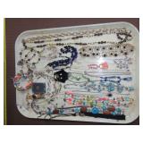 Tray Lot of Costume Jewelry