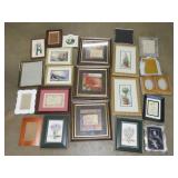 Lot of Picture Frames & Framed Artwork