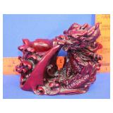Chinese Resin Dragon Planter