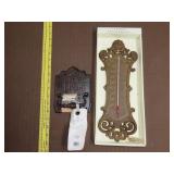 Cast Iron Thermometer & Door Knocker