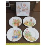 Pier One Hop Town Bunnies Salad Plates