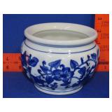 Blue & White Planter - 5'