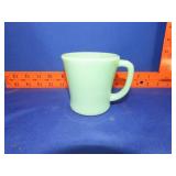 Fire King Jadeite V Handle Mug
