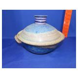 Pottery Covered Bowl