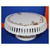 Mikasa Holiday Lace Cake Stand - 10"