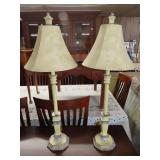 Pair of Table Lamps - 30"
