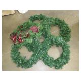 Lot of Christmas Wreaths