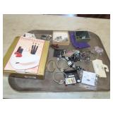 Tray Lot of Costume Jewelry & Watches