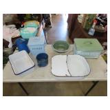 Table Lot of Metalware