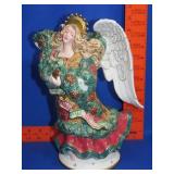 Fitz & Floyd Damsk Christmas Angel Pitcher