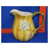 Ceramic Pumpkin Pitcher