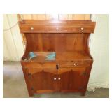 Nice Pine Dry Sink w/ Lift Out Dough Board