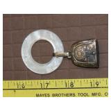 Sterling Baby Teething Ring Bell