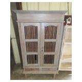 Wood Painted Pie Cabinet