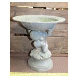 Metal Bird Bath