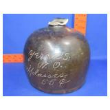 Stoneware Molasses Crock