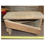 Primative Style Wood Stool