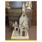 Wood Church Birdhouse
