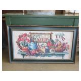 Framed Garden Flower Print