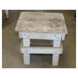 Painted Wood Stool