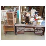 Desk Insert  Wood Shelf