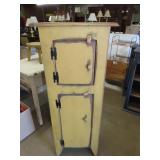 Distressed Painted 2 Door Cabinet