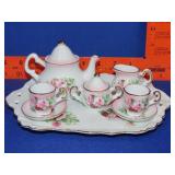 Miniature Golden Crown Tea Set