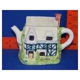 Ceramic Cottage Teapot