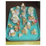 Lot of Cherished Teddies & Other Figurines