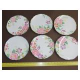 6 Ashland Easter Floral Plates - 8 1/2"