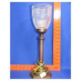 Hurricane Style Table Lamp - 16"