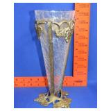Brass & Glass Vase