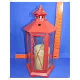 Metal & Glass Candle Lantern