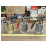 Three Brass Torches