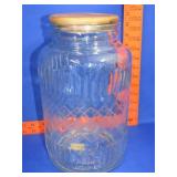 Glass Jar w/ Wood Lid