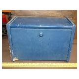 Painted Wood Bread Box