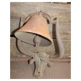 Cast Iron Bull Bell - 13"