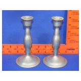 Pair of Candle Holders - Cast Craft