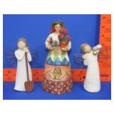 Jim Shore & 2 Willow Tree Angels