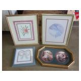 4 Pieces of Framed Wall Art