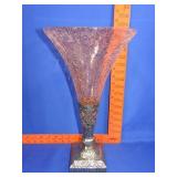 Crackle Glass Vase
