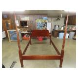 Dixie Cherry Queen Size Poster Bed