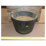 Cast Iron Footed Pot