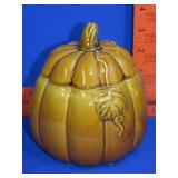 Ceramic Pumpkin Jar