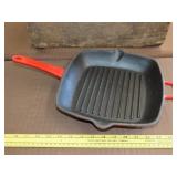 Enamel Over Cast Iron Skillet - 10"