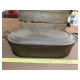 Cast Iron Fish Fryer w/ Lid - 18"