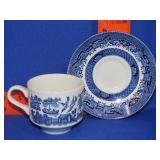 Blue Willow Cup & Saucer