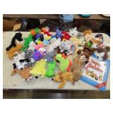Lot of Bean Bag Animals