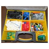 Plastic Organizer Bin w/ Legos