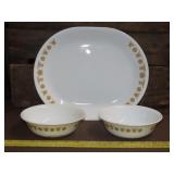 3 Pieces of Corell Butterfly Gold